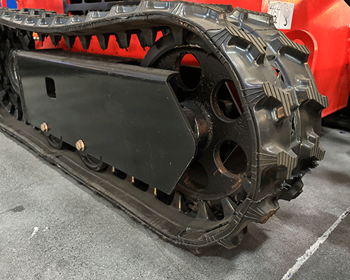 Passadeira compacta para minicarregadora