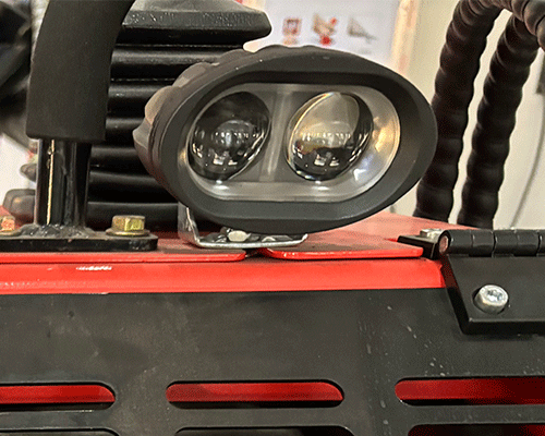 Passadeira compacta para minicarregadora