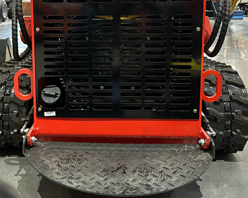 Passadeira compacta para minicarregadora